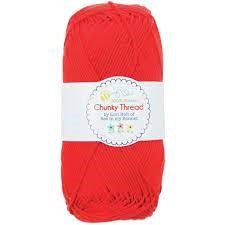 Picture of Riley Blake Lori Holt Chunky Thread 50g-Red