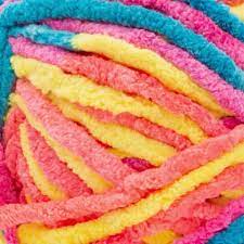 Bernat Blanket Brights Big Ball Yarn-Neon Mix