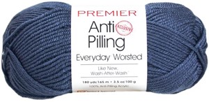 Picture of Premier Yarns Anti-Pilling Everyday Worsted Solid Yarn-Blueberry
