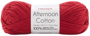 Picture of Premier Yarns Afternoon Cotton Yarn-Scarlet