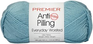Picture of Premier Yarns Anti-Pilling Everyday Worsted Solid Yarn-Porcelain Blue
