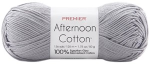Picture of Premier Yarns Afternoon Cotton Yarn-Fog