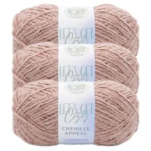 Picture of Lion Brand Let's Get Cozy: Chenille Appeal Yarn-Stucco
