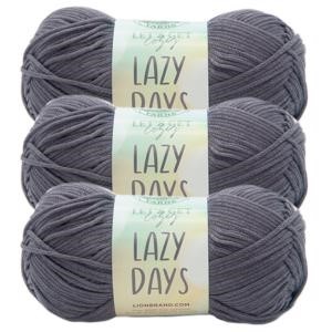 Picture of Lion Brand Let's Get Cozy: Lazy Days Yarn-Pewter