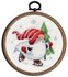 Picture of Vervaco Counted Cross Stitch Miniatures Kit 3" Round 3/Pkg-Christmas Gnomes (18 Count)