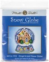 Picture of Mill Hill Counted Cross Stitch Ornament Kit 3.25"X2.5"-Gingerbread House Snow Globe (14 Count)
