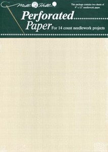 Picture of Mill Hill Perforated Paper 14 Count 9"X12" 2/Pkg-Ecru