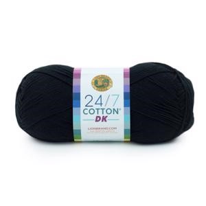 Picture of Lion Brand 24/7 Cotton DK Yarn-Caviar