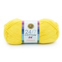 Picture of Lion Brand 24/7 Cotton DK Yarn-Lemon Drop