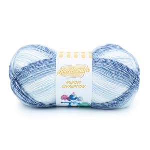Picture of Lion Brand Ice Cream Roving Stripes Yarn-Blueberry Pie