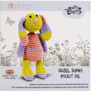 Picture of Creative Expressions Knitty Critters Pocket Pal Crochet Kit-Isabel Bunny