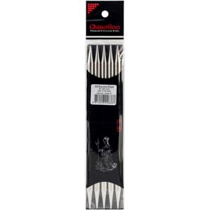 Picture of ChiaoGoo Double Point Stainless Knitting Needles 8" 5/Pkg-Size 11/8mm