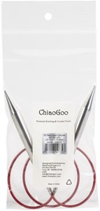 Picture of ChiaoGoo Red Lace Stainless Circular Knitting Needles 32"-Size 17/12.75mm