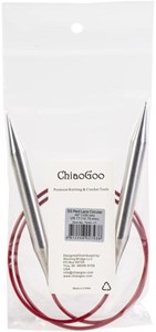 Picture of ChiaoGoo Red Lace Stainless Circular Knitting Needles 40"-Size 17/12.75mm