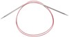 Picture of ChiaoGoo Red Lace Stainless Circular Knitting Needles 47"-Size 11/8mm