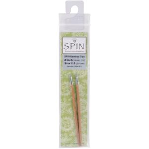 Picture of ChiaoGoo SPIN Bamboo Interchangeable Tips 4"-Size 2.5/3mm