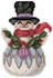 Picture of Mill Hill/Jim Shore Counted Cross Stitch Kit 3.5"x5"-Snowman With Holly (14 Count)