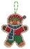 Picture of Mill Hill Counted Cross Stitch Ornament Kit 2.75"X3.25"-Gingerbread Lad (14 Count)