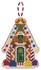 Picture of Mill Hill Counted Cross Stitch Ornament Kit 2.75"X3.25"-Gingerbread Chalet (14 Count)