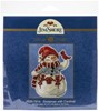 Picture of Mill Hill/Jim Shore Counted Cross Stitch Kit 5"X3.5"-Snowman With Cardinal