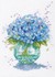 Picture of Dimensions Counted Cross Stitch Kit 5"X7"-Fresh Flowers (14 Count)