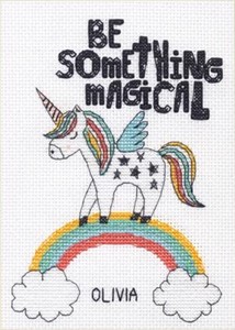 Picture of Dimensions Counted Cross Stitch Kit 5"X7"-Be Something Magical (14 Count)