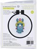 Picture of Dimensions Learn-A-Craft Counted Cross Stitch Kit 3" Round-Llama (11 Count)
