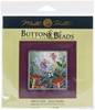 Picture of Mill Hill Buttons & Beads Counted Cross Stitch Kit 5"X5"-Fairy Garden (14 Count)