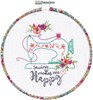 Picture of Dimensions Embroidery Kit 6" Round-Sew Happy
