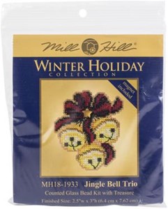 Picture of Mill Hill Counted Cross Stitch Kit 2.25"X3"-Jingle Bell (14 Count)