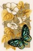 Picture of Vervaco Counted Cross Stitch Miniatures Kit 3.2"X4.8"-Butterfly on Flowers II (18 Count)