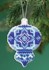 Picture of Mill Hill Counted Cross Stitch Ornament Kit 2.5"X3.5"-Azure Medallion (14 Count)