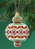 Picture of Mill Hill Counted Cross Stitch Ornament Kit 2.5"X3.5"-Ruby Diamond (14 Count)