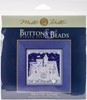 Picture of Mill Hill Buttons & Beads Counted Cross Stitch Kit 5"X5"-Ice Castle (14 Count)