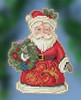 Picture of Mill Hill/Jim Shore Counted Cross Stitch Kit 3.75"X5"-Winter Wishes Santa