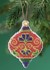 Picture of Mill Hill Counted Cross Stitch Ornament Kit 2.5"X3.5"-Crimson Cloisonne (14 Count)