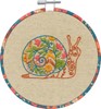 Picture of Dimensions Embroidery Kit 6" Round-Snail
