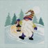 Picture of Mill Hill Counted Cross Stitch Kit 6"X6"-Hiking Gnome (28 Count)