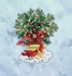 Picture of Mill Hill Counted Cross Stitch Kit 2.5"X3"-Evergreen Topiary (14 Count)