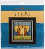 Picture of Mill Hill Counted Cross Stitch Kit 7"X7"-Sticks-Be The Person (14 Count)