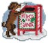Picture of Mill Hill Counted Cross Stitch Kit 2.5"X3.25"-Letters To Santa