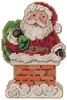 Picture of Mill Hill/Jim Shore Counted Cross Stitch Kit 3.5"x5"-Santa In Chimney (14 Count)