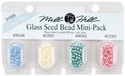 Picture of Mill Hill Glass Seed Beads Mini Packs 2.5mm 830mg 4/Pkg-00168, 02001, 00561 & 02005