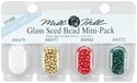 Picture of Mill Hill Glass Seed Beads Mini Packs 2.5mm 830mg 4/Pkg-00479, 00557, 00968 & 00332