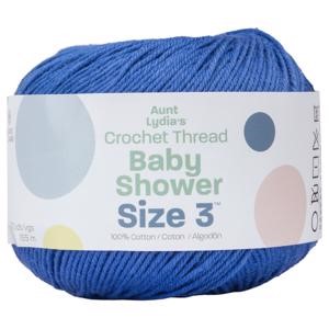 Picture of Aunt Lydia's Baby Shower Crochet Thread Size 3-Crayon Blue
