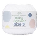 Picture of Aunt Lydia's Baby Shower Crochet Thread Size 3-White