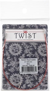 Picture of ChiaoGoo TWIST Red Lace Mini Interchangeable Cables 8"-Mini