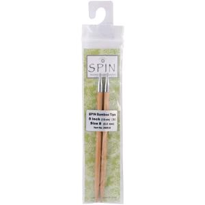 Picture of ChiaoGoo SPIN Bamboo Interchangeable Tips 5"-Size 8/5mm