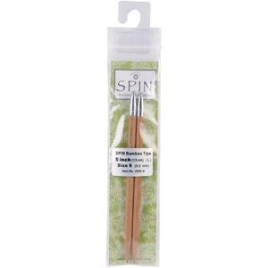 Picture of ChiaoGoo SPIN Bamboo Interchangeable Tips 5"-Size 9/5.5mm