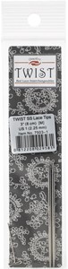 Picture of ChiaoGoo TWIST Stainless Steel Lace Tips 3"-Size 1/2.25mm